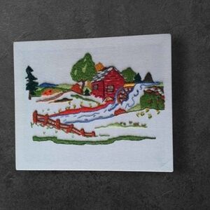 Embroidered Landscape Art